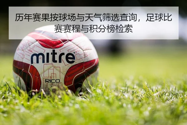 历年赛果按球场与天气筛选查询，足球比赛赛程与积分榜检索